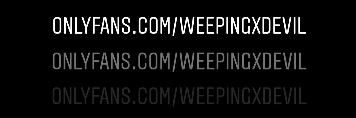weepingxdevil's profile banner image