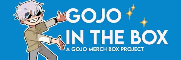 Gojo in the Box 💙 PRE-0RDERS Profile Banner