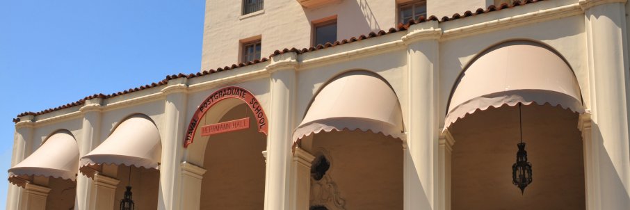 Naval Postgraduate School's banner