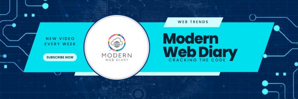 modernwebdiary Profile Banner