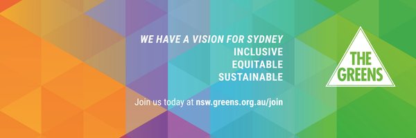 Greens for Sydney Profile Banner