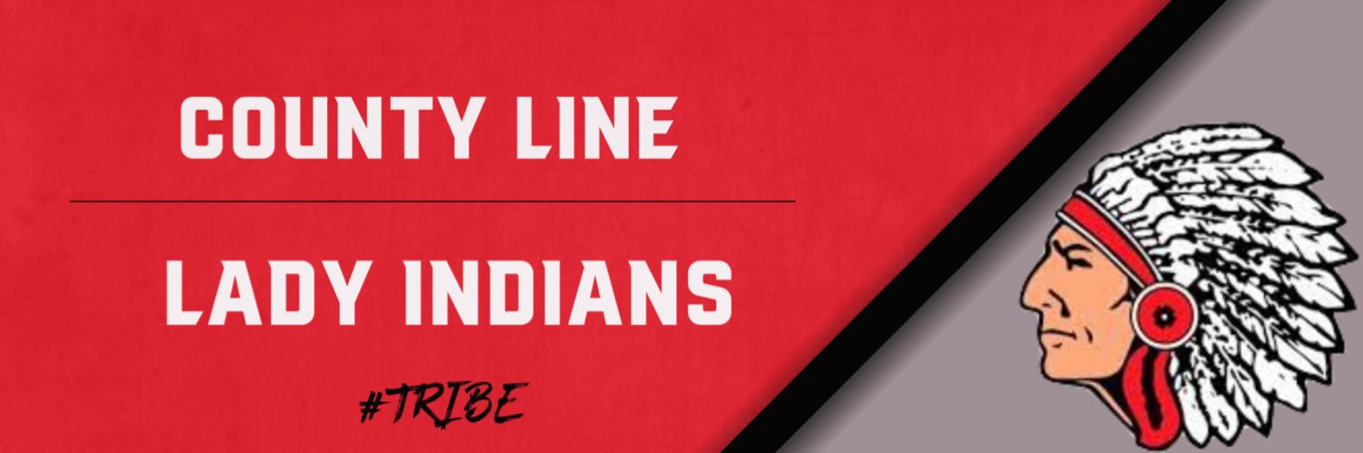 County Line Lady Indians banner