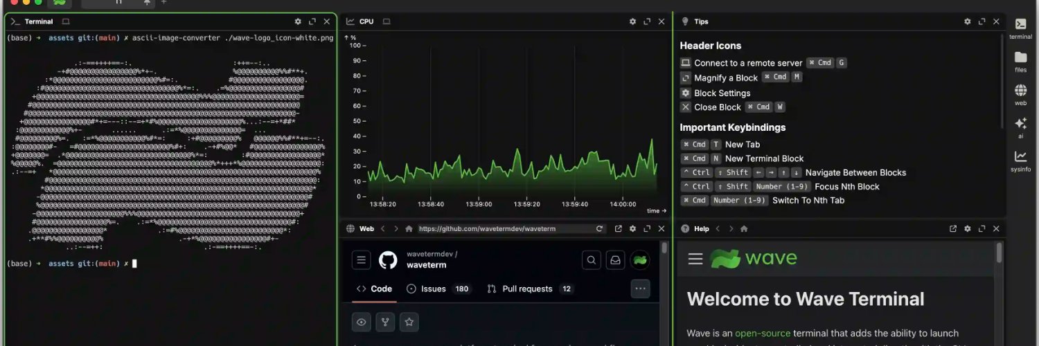 Wave Terminal banner