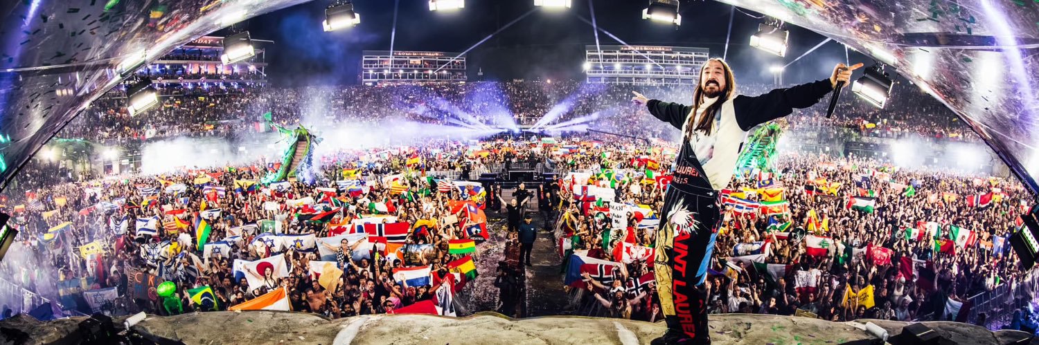 Steve Aoki's banner
