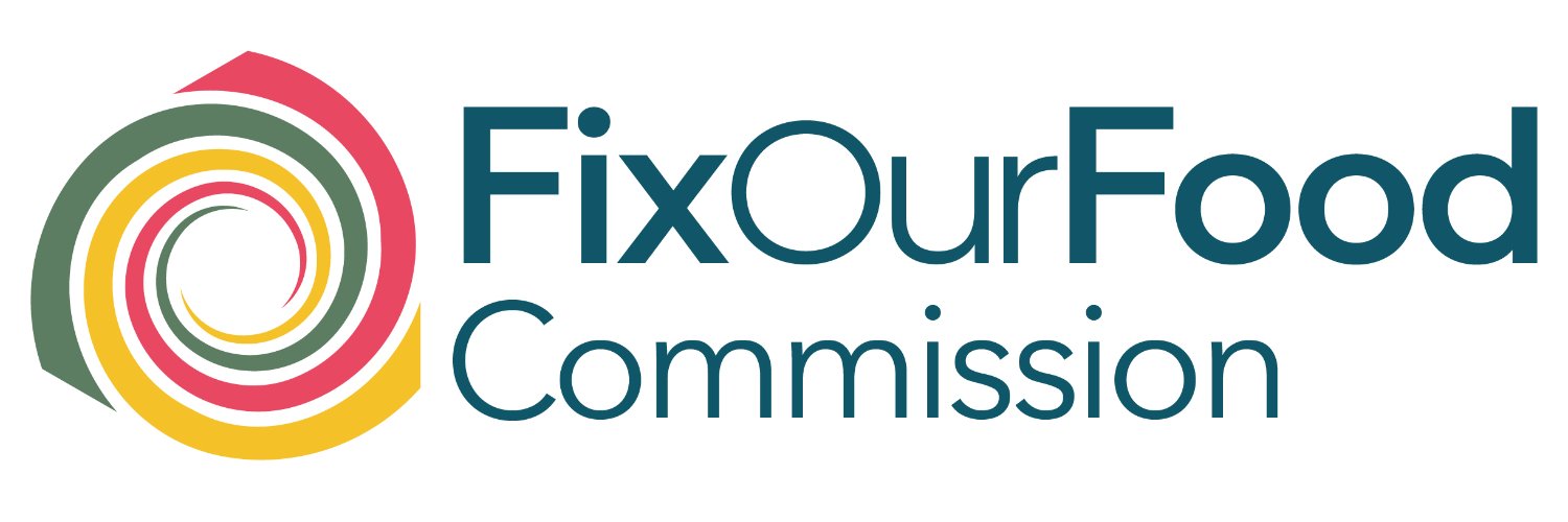 FixOurFood Commission's banner