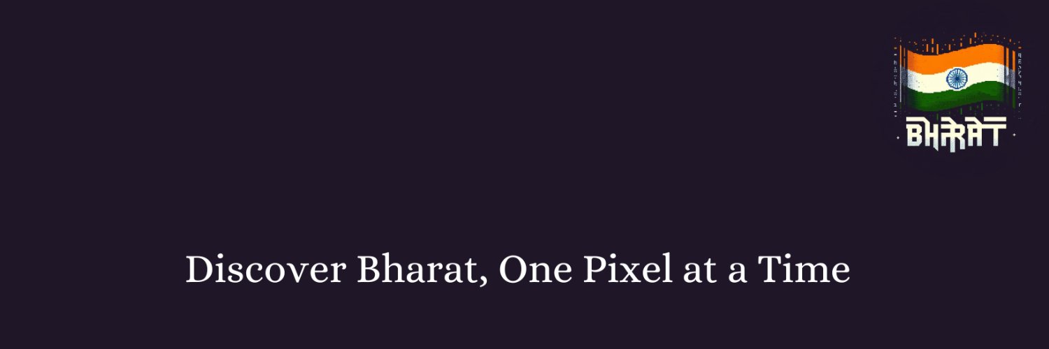 The Bharat in pixels banner