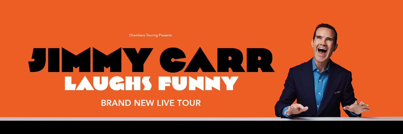 Jimmy Carr's banner