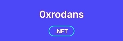 0xRodans's profile banner image