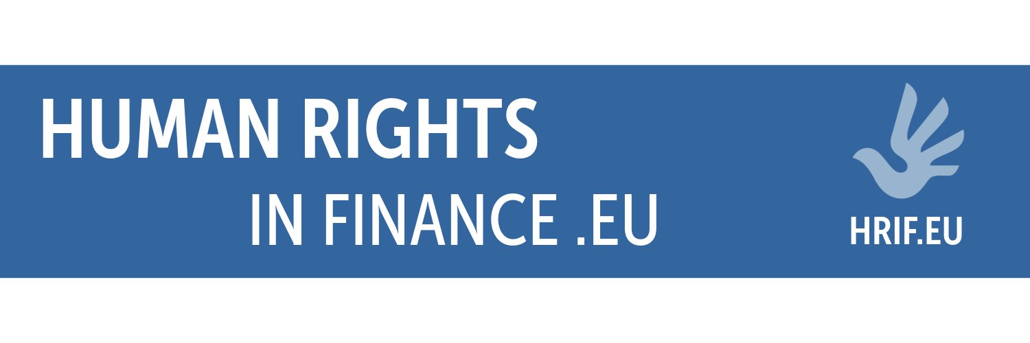 Human Rights in Finance . EU banner
