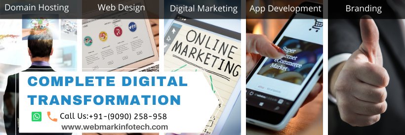 webmarkInfotech's profile banner image