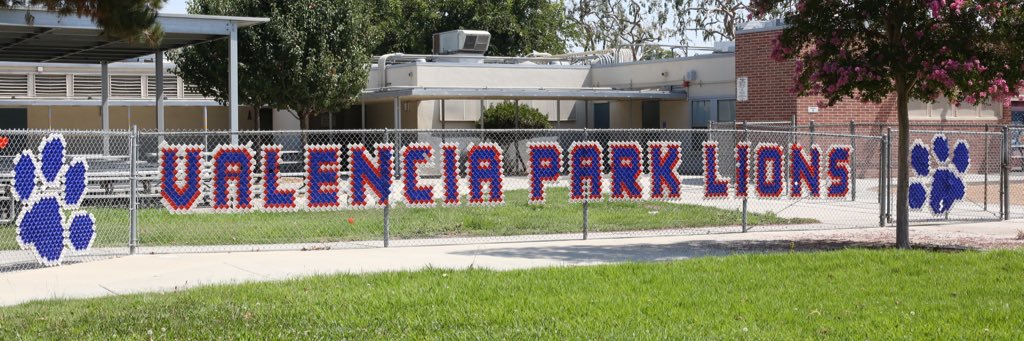 Valencia Park School banner