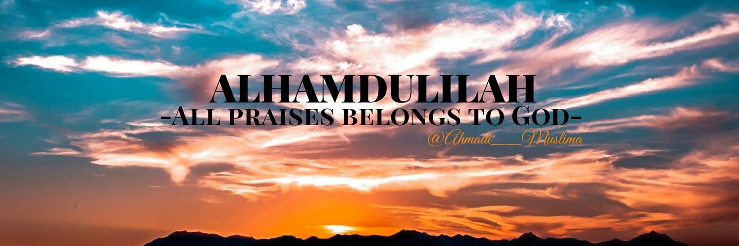 Ahmadi__Muslima's profile banner image