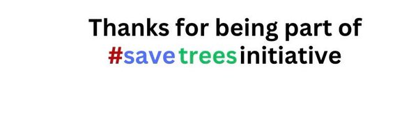 savetreesbydmi Profile Banner