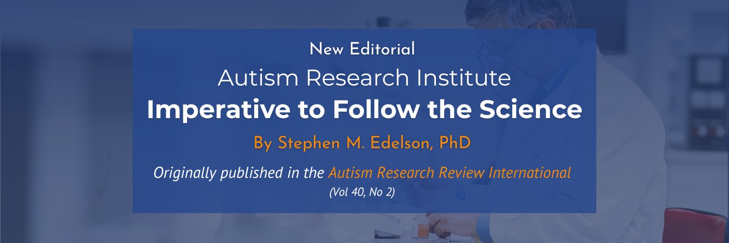 Autism Research Institute banner