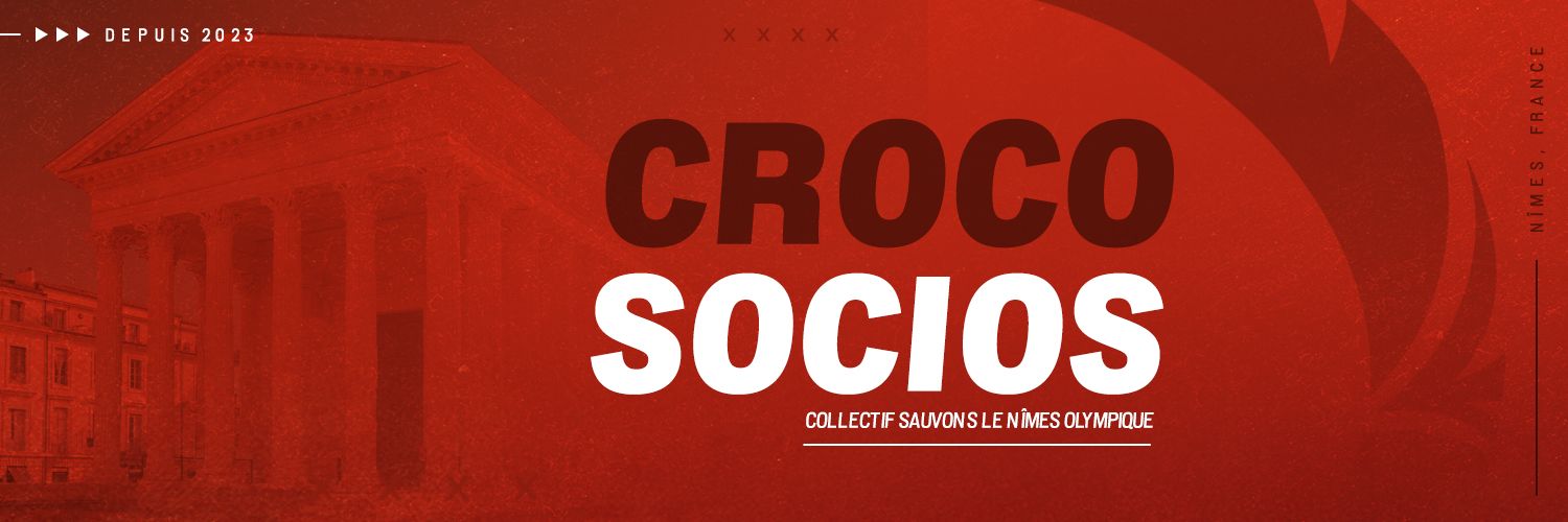 Collectif Sauvons Nîmes Olympique / CrocoSocios banner