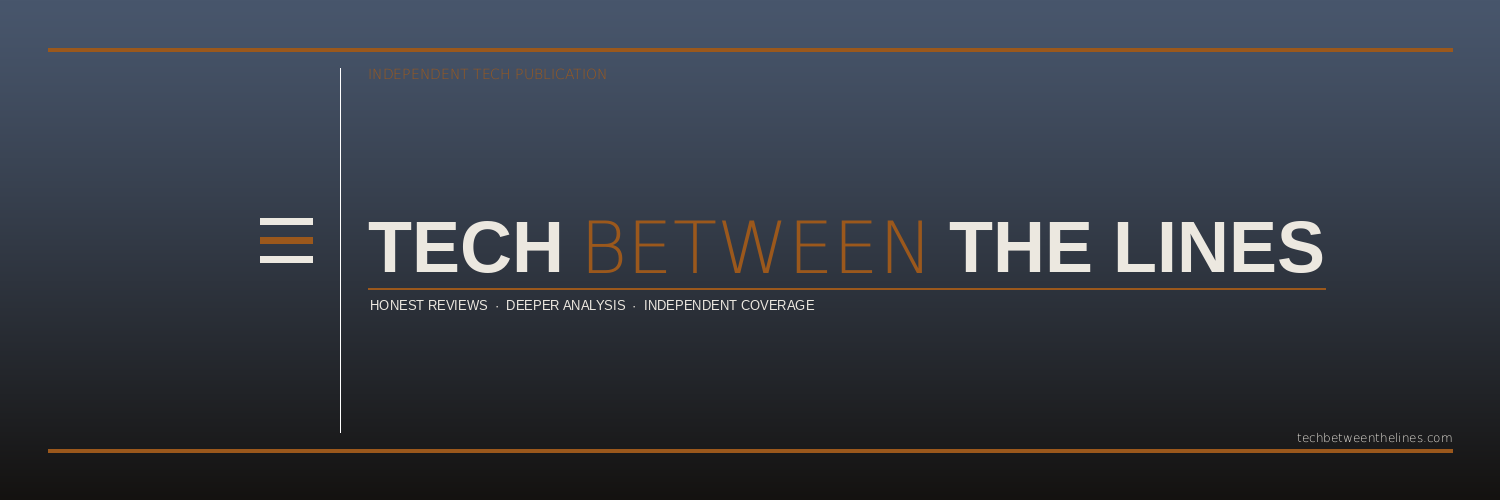 Tech Between the Lines banner
