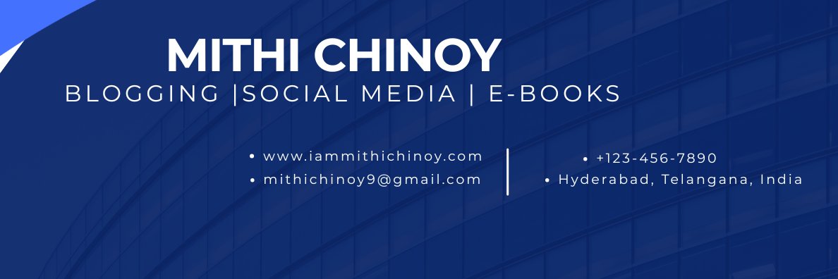 Mithi Chinoy| Blogger | E-book Writer (@mithichinoy) / Posts / X