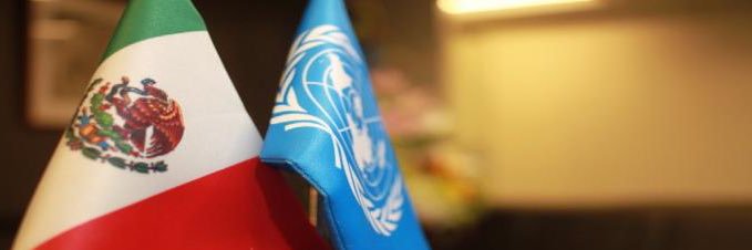 Misión de México ONU's banner