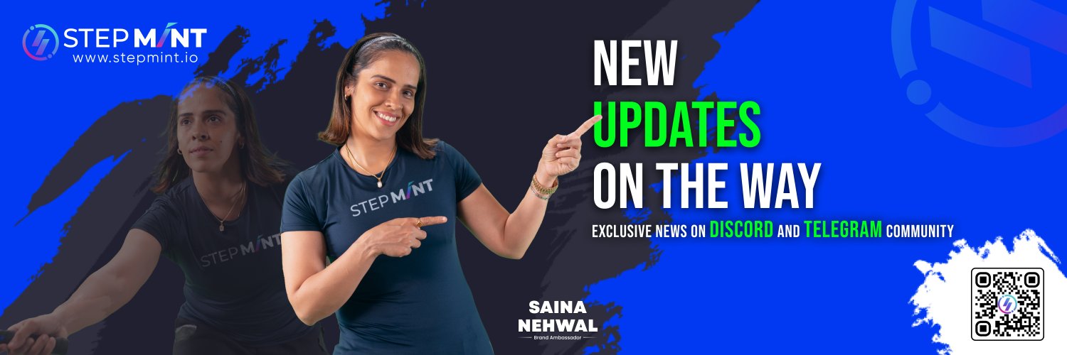 StepMint | Web3 | Fitness banner