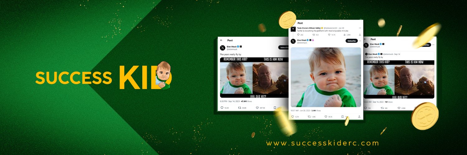 Success Kid $SKID banner