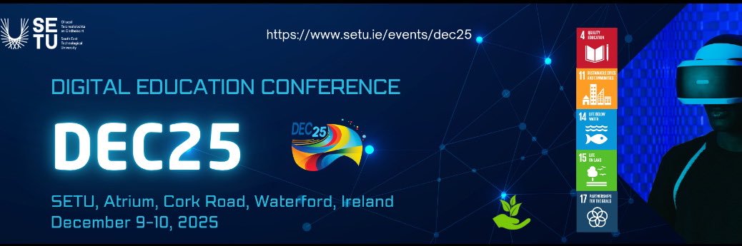 Digital Education Conference 2025 #DEC25 banner