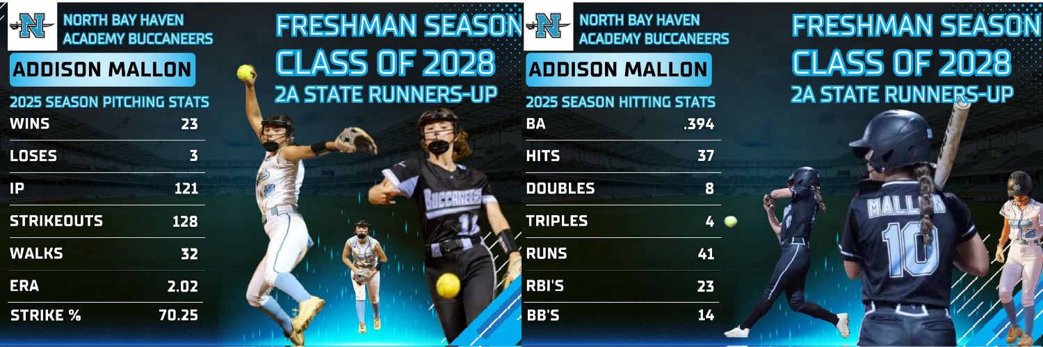 Addison Mallon 2028 banner