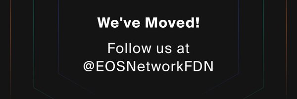 New ENF Handle - Follow @EOSNetworkFDN Profile Banner