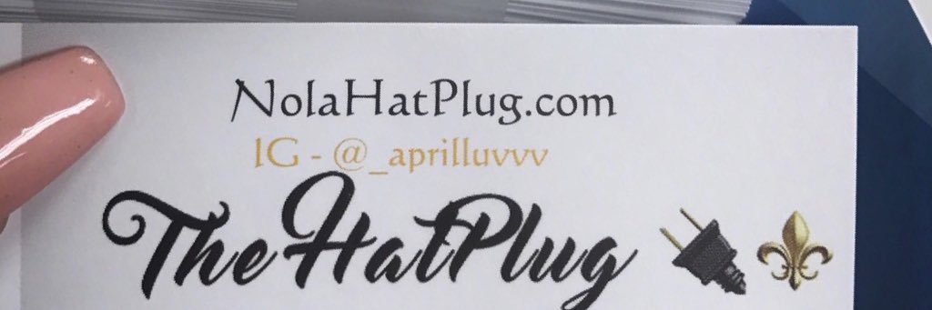 TheNolaHatPlug.com ⚜️♥️ banner
