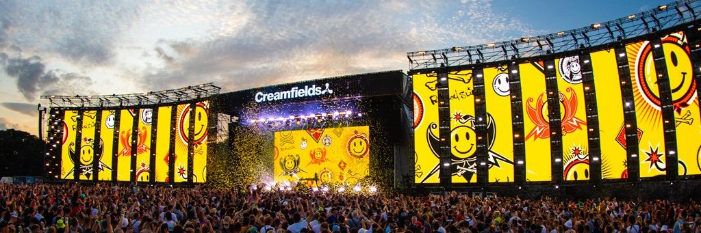 Creamfields UK banner