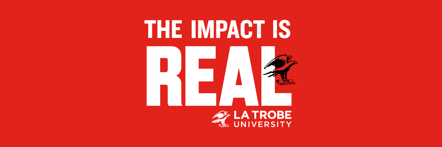 La Trobe University's banner