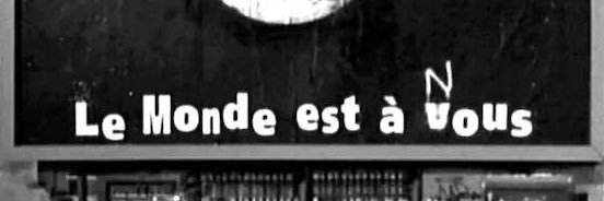a banner