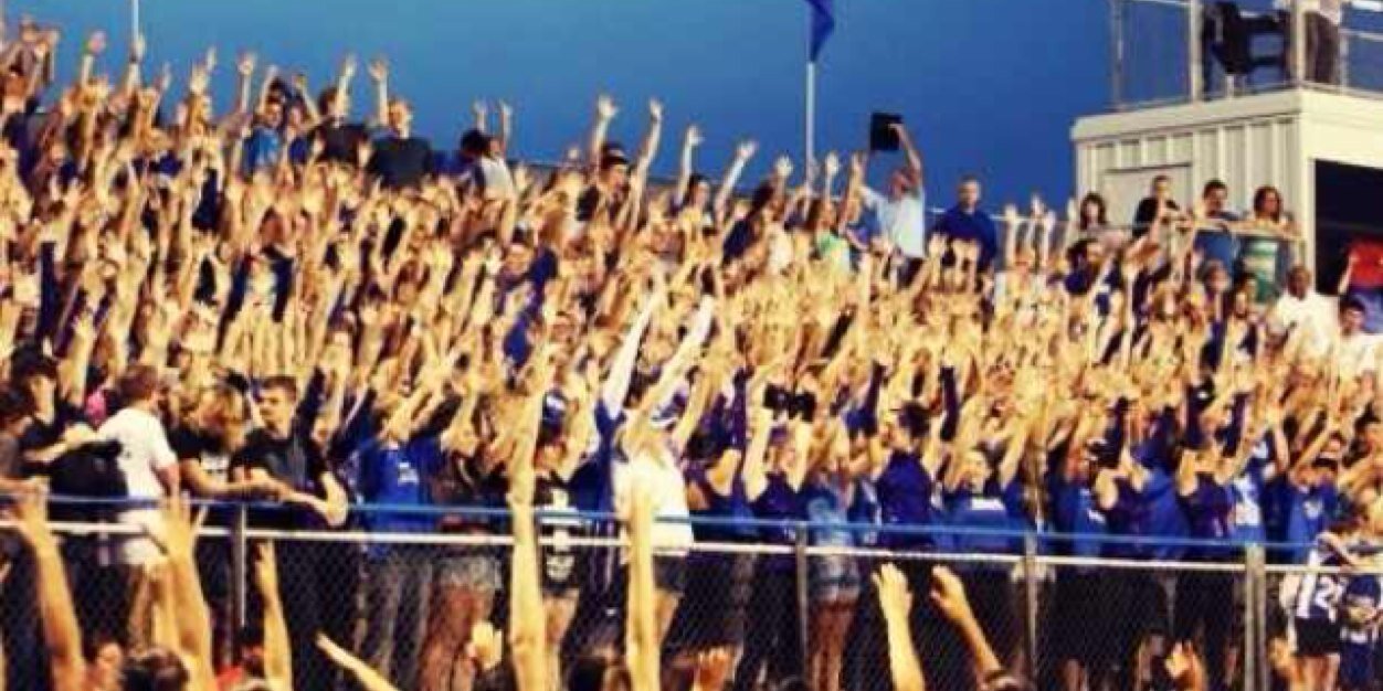 Dixie High Pep Club banner