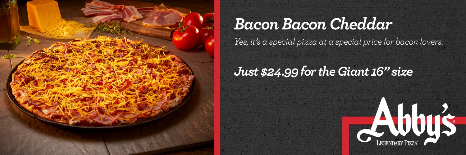 Abby's Pizza banner