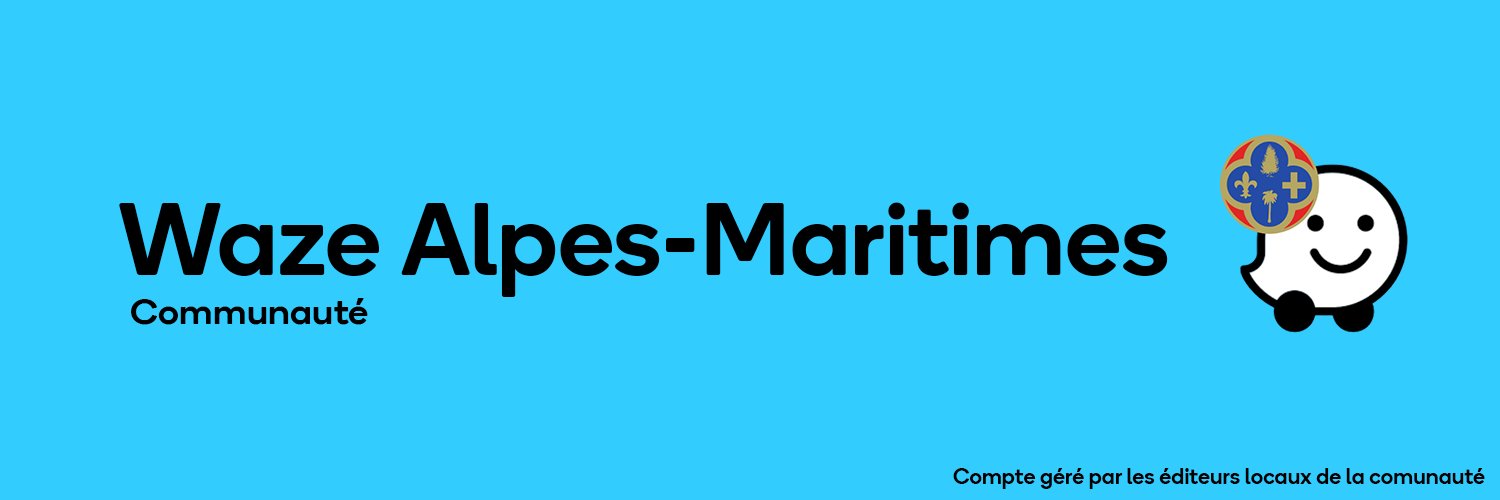 Waze Alpes-Maritimes banner