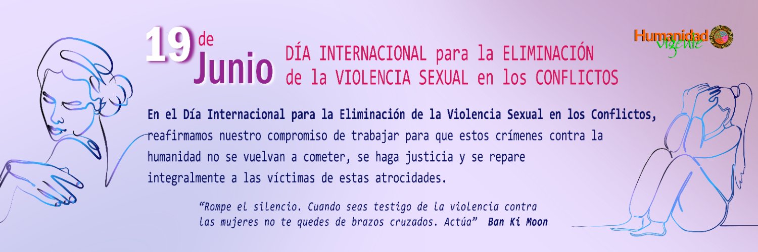 Humanidad Vigente's banner