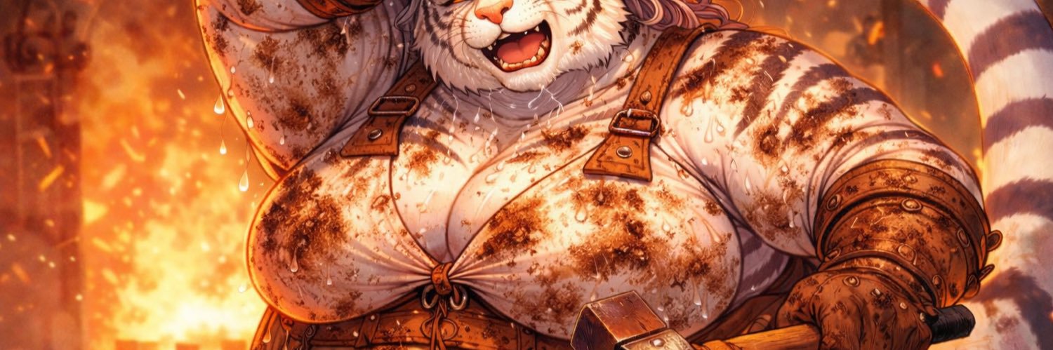 鍛冶屋の雌白虎⚒️R18也 banner