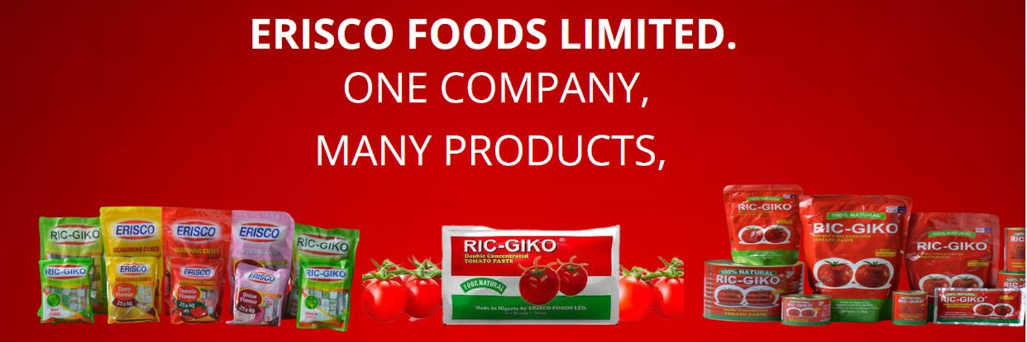 Erisco Foods Limited Profile Banner