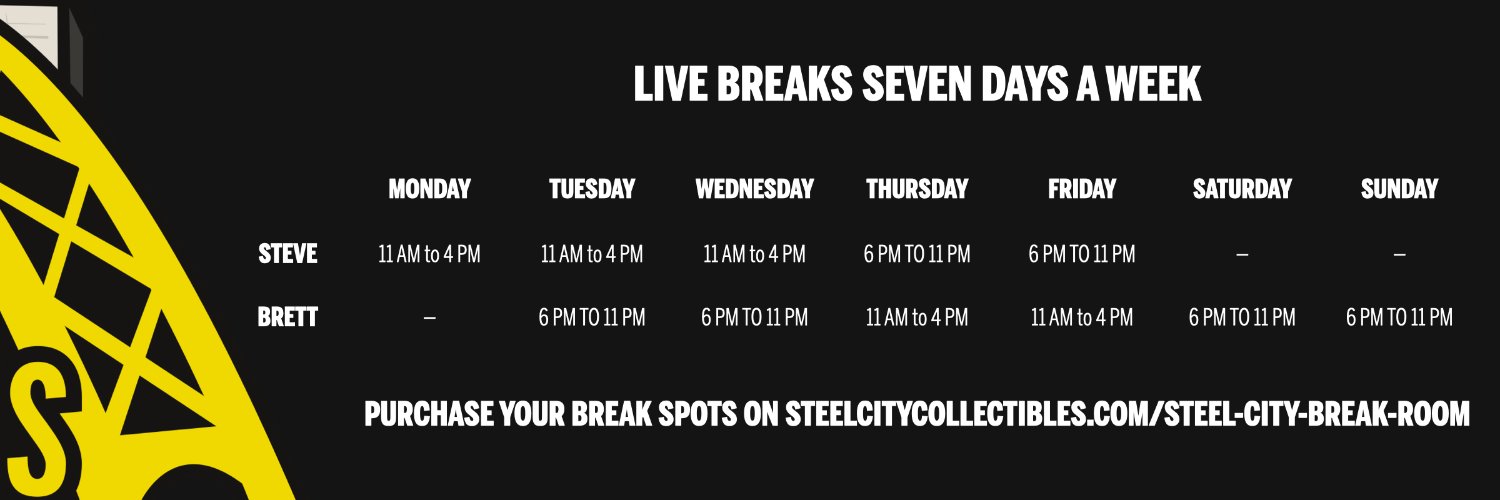 Live Breaks at Steel City Collectibles's banner