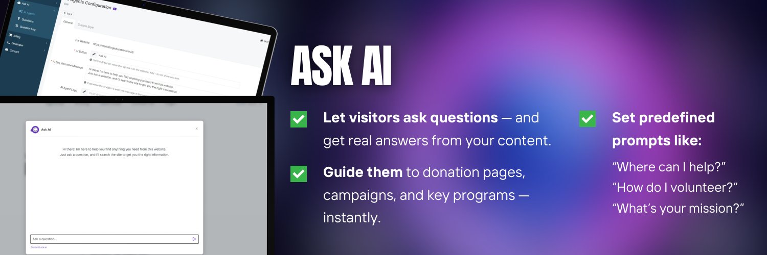 ContentLook ASK AI by AISQ banner