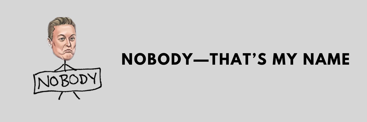 NOBODY banner