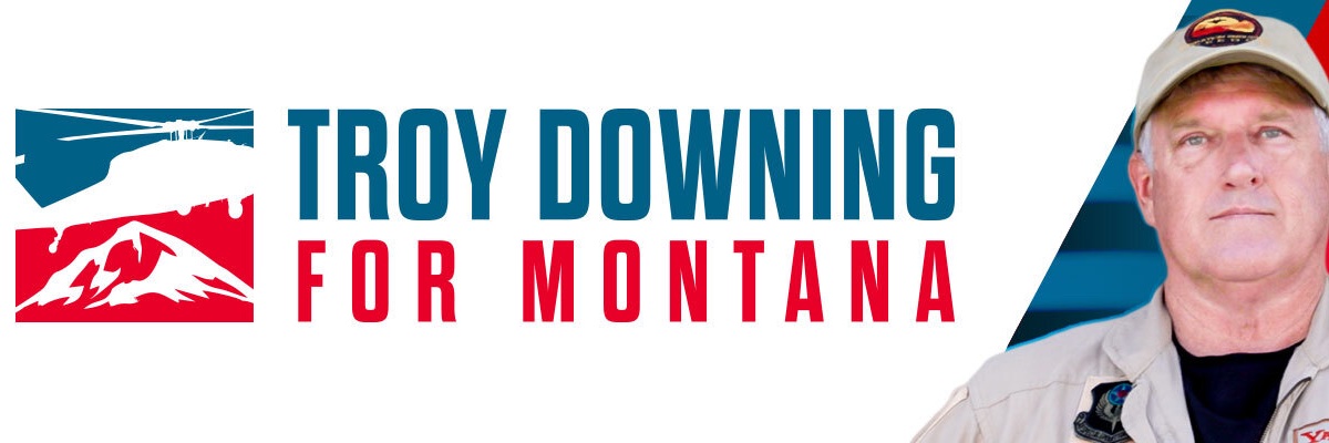 Troy Downing for Congress banner