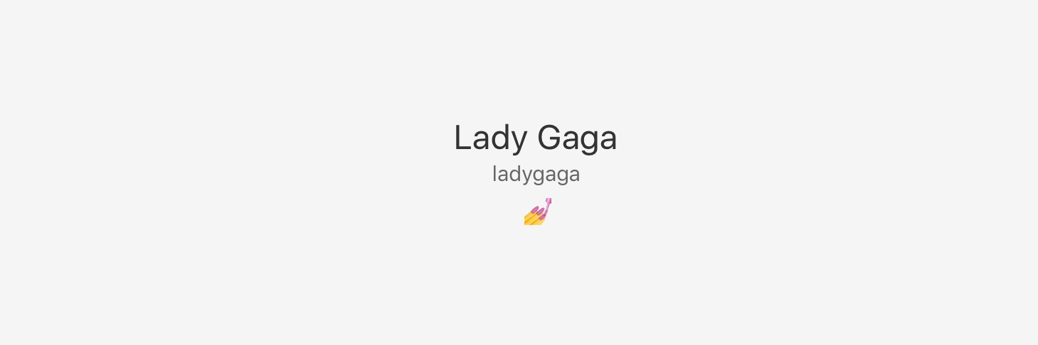 Lady Gaga Snapchat