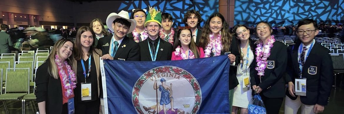 Blacksburg DECA banner