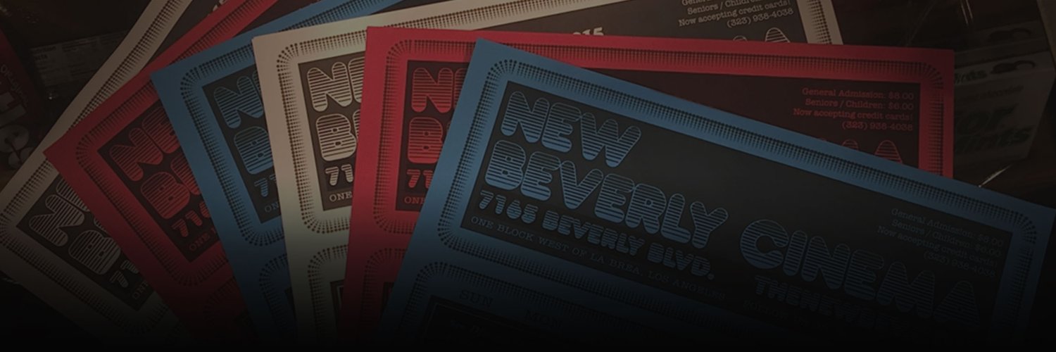 New Beverly Cinema's banner