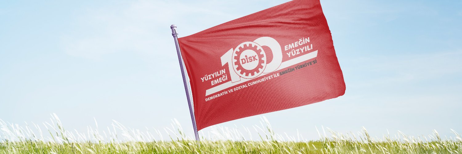 DİSK's banner