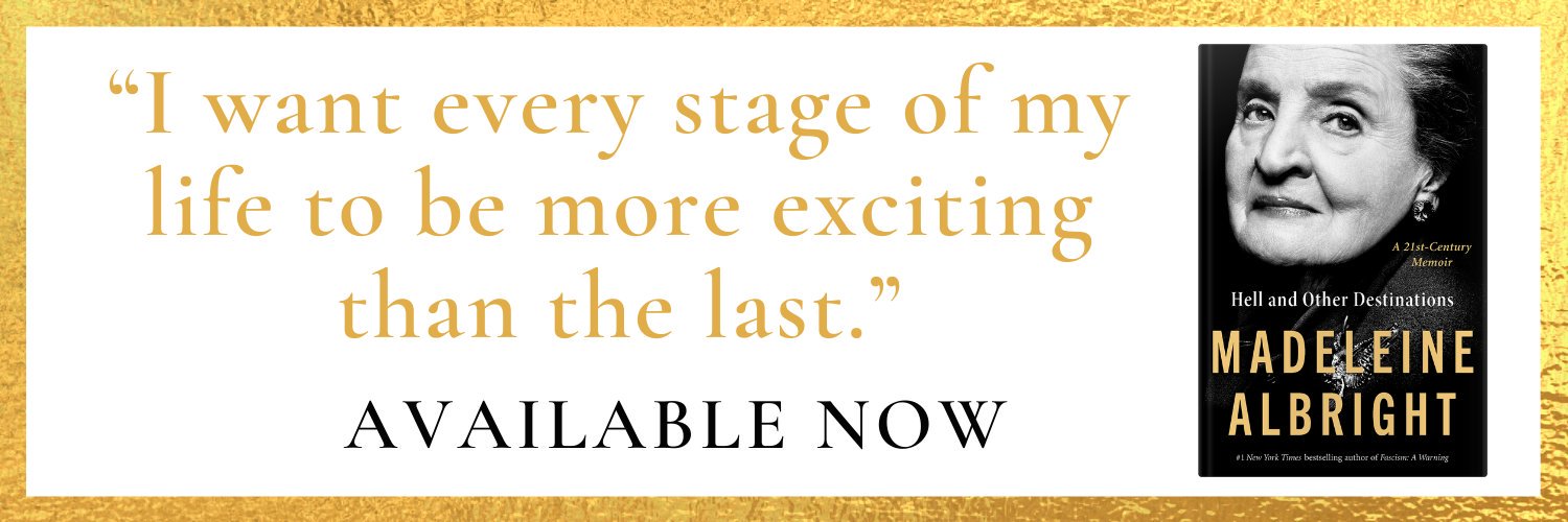 Madeleine Albright banner