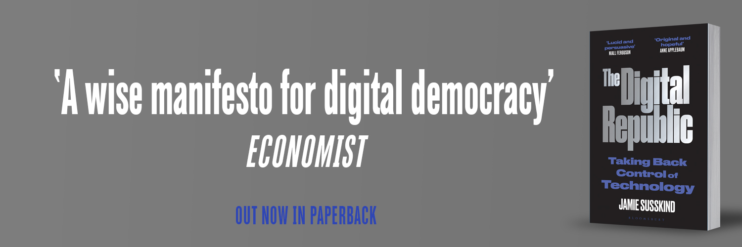 Jamie Susskind's banner
