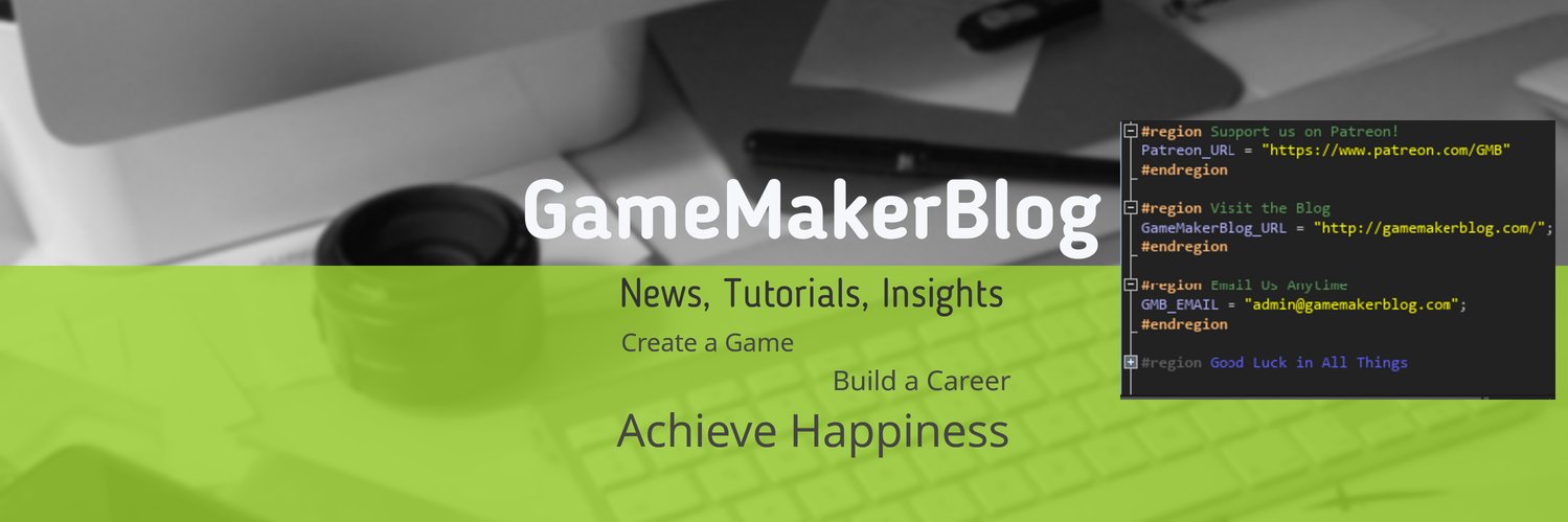 GameMaker Blog banner