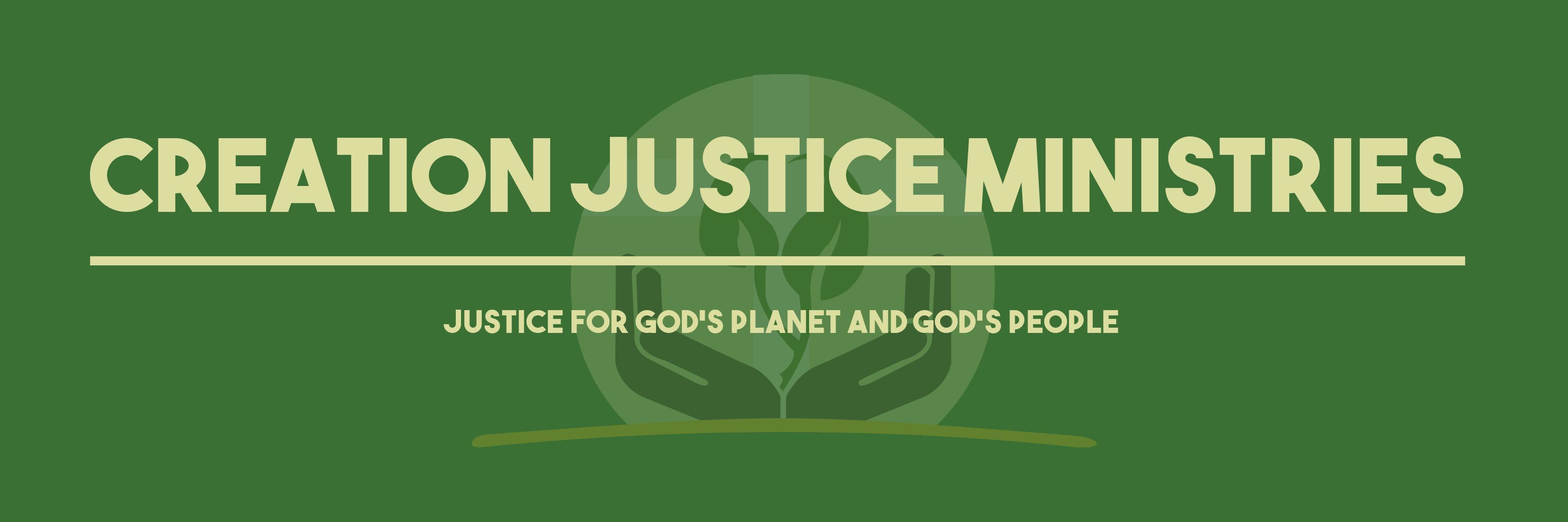 Creation Justice banner