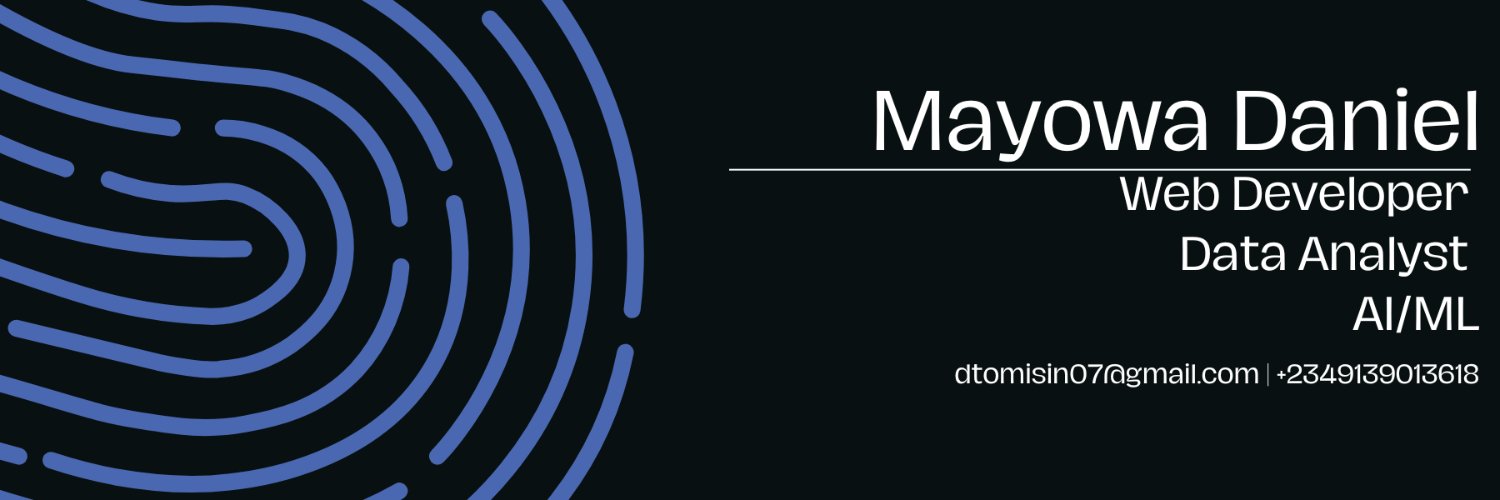 Mayowa Daniel banner